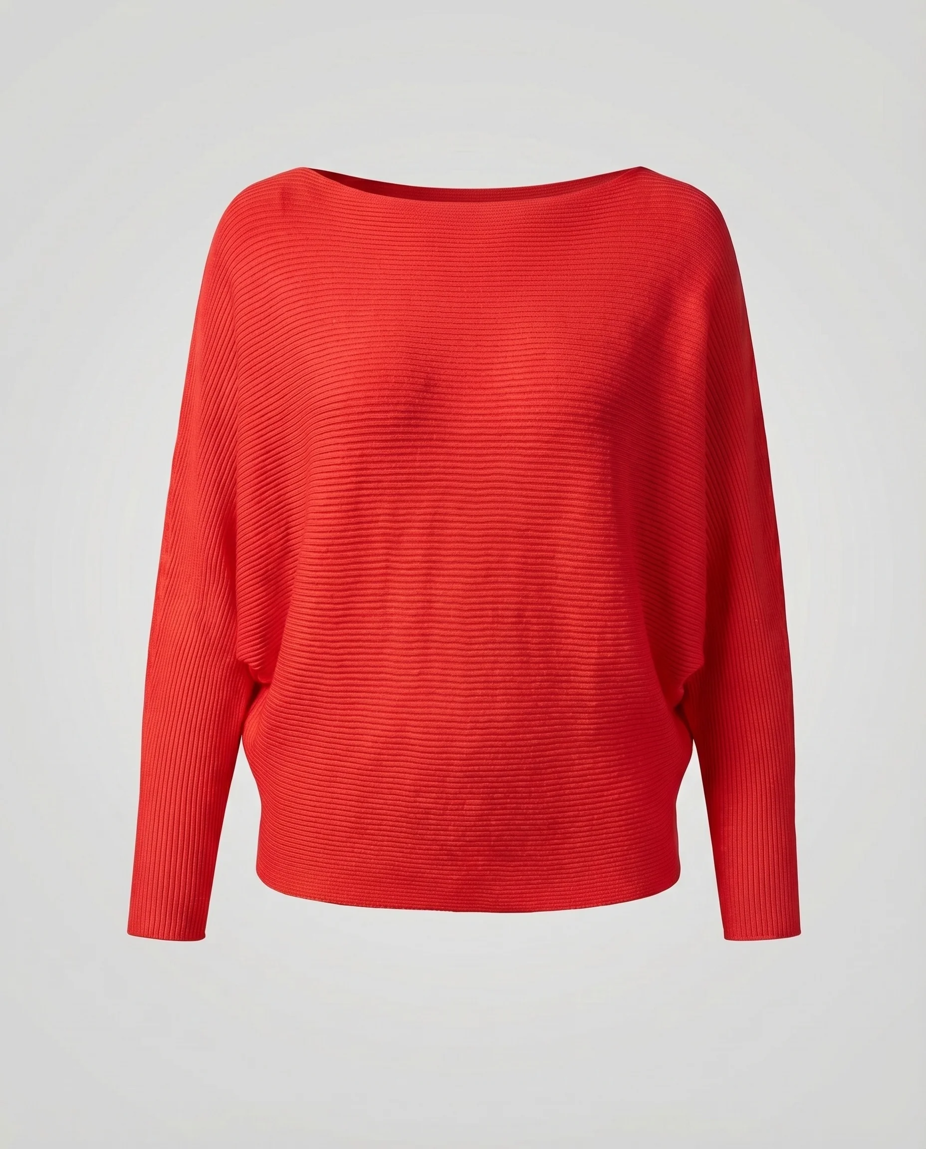 Damen Schlichte Fledermausärmel Feinstrick Feinstrickpullover - Image 9