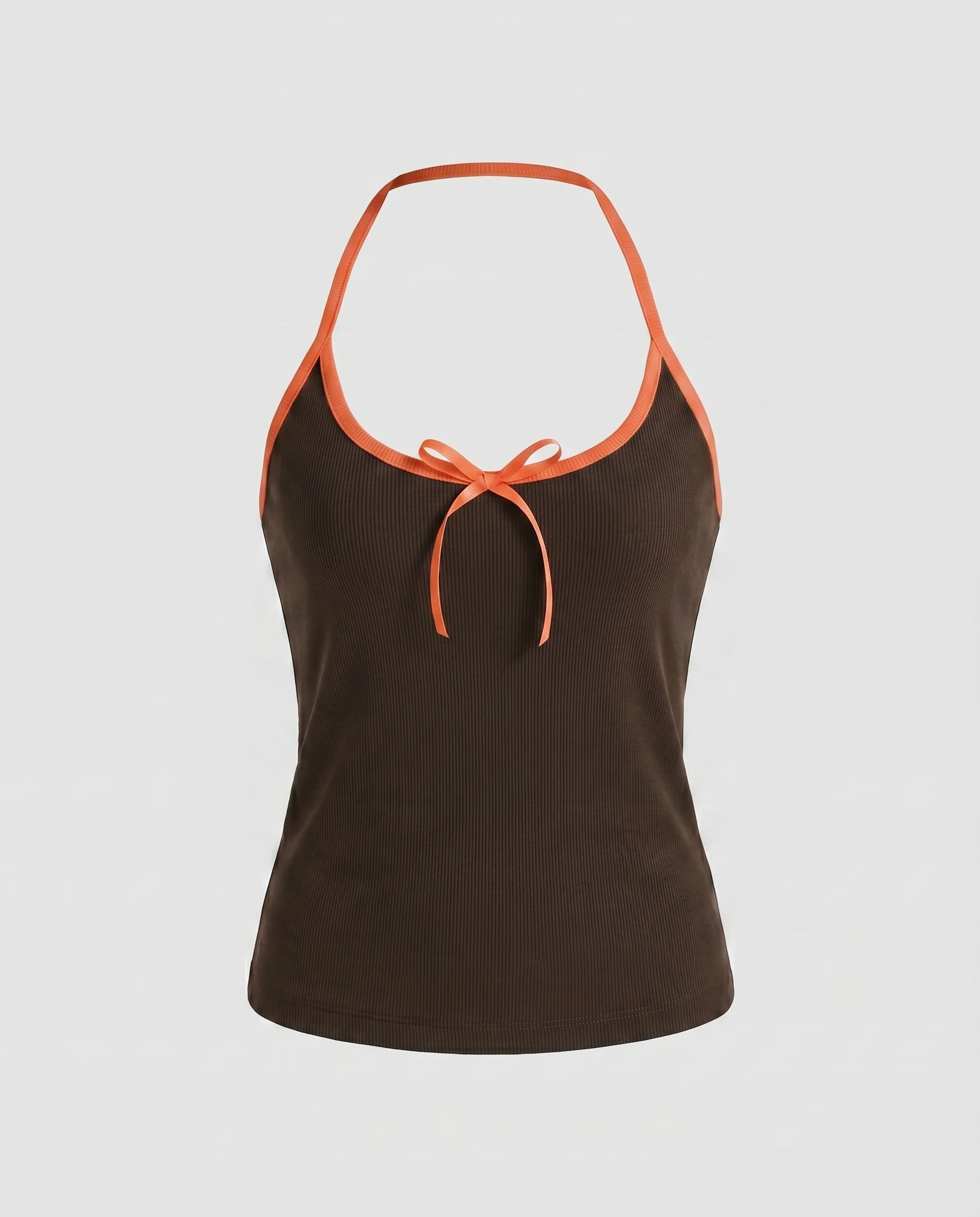 Damen nan zweiteiliges Loungewear-Set aus geripptem Cami-Top und Hemd-Minirock - Image 7
