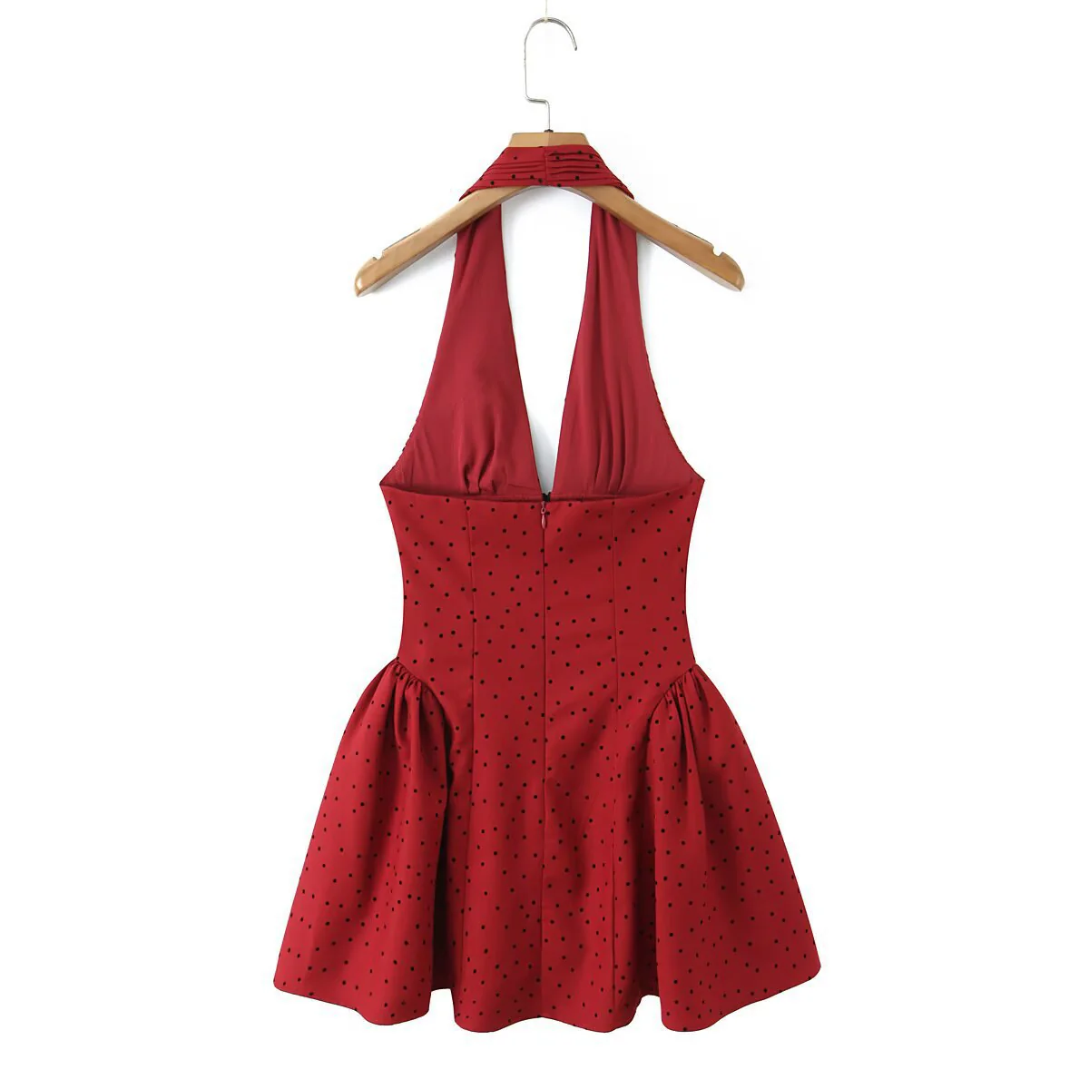 Damen Neckholder-Kleid mit schmeichelndem Schnitt und eingearbeiteten Falten R&B - Image 2
