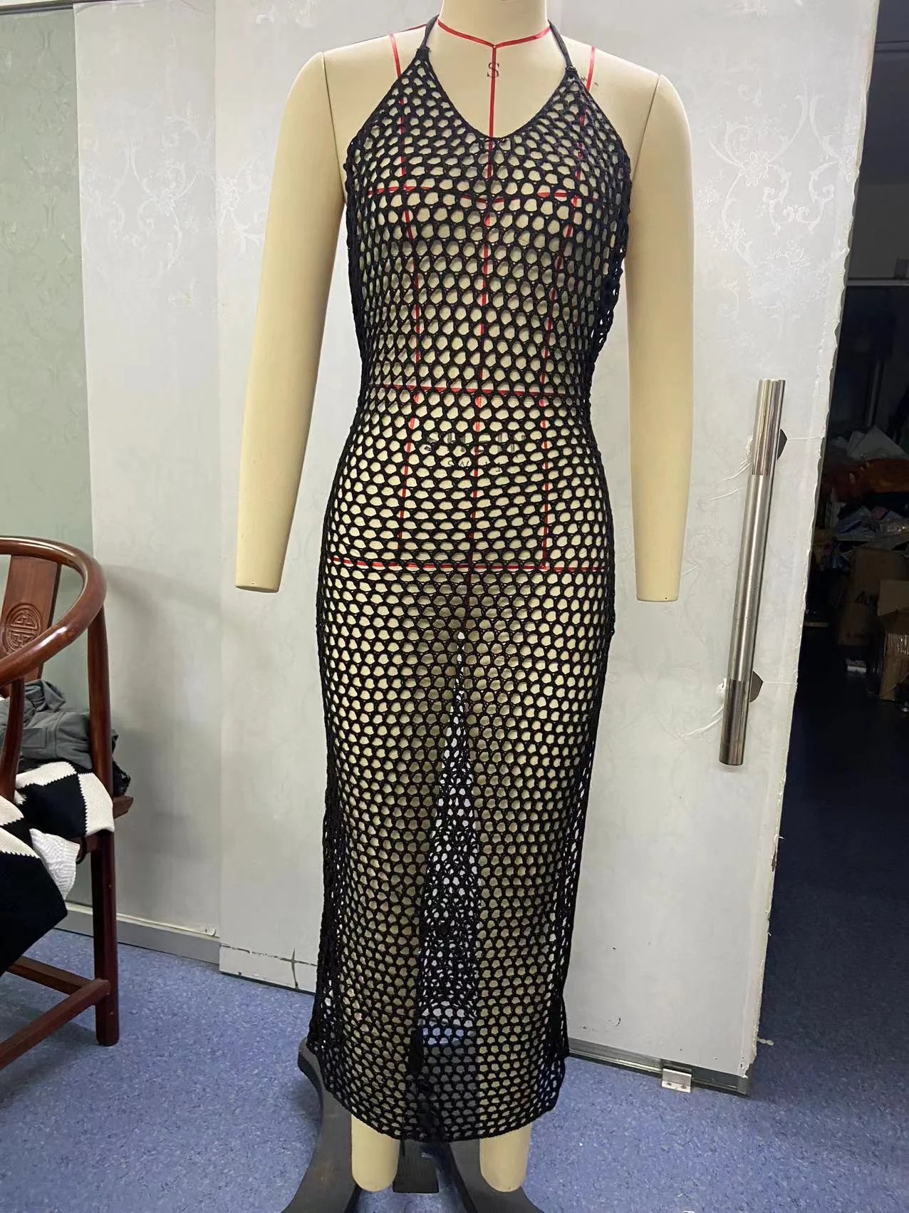 Damen Netzkleid im stylischen figurbetonten Design R&B - Image 6