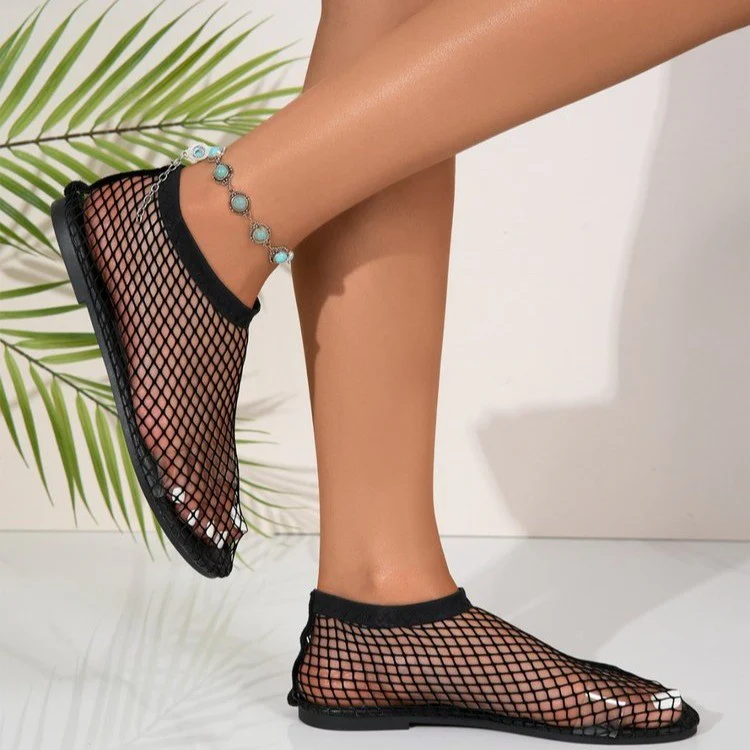 Damen Netzschuhe mit flexibler Sohle und rutschfester Unterlage R&B - Image 8