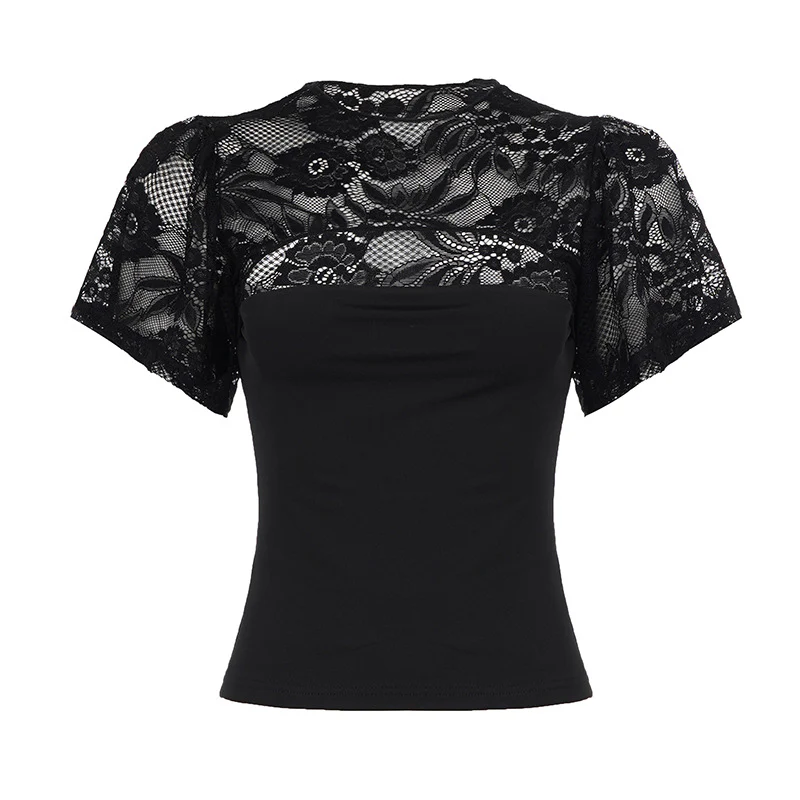Damen Oberteil mit raffinierten Spitzenärmeln und elegantem Schnitt R&B - Image 6