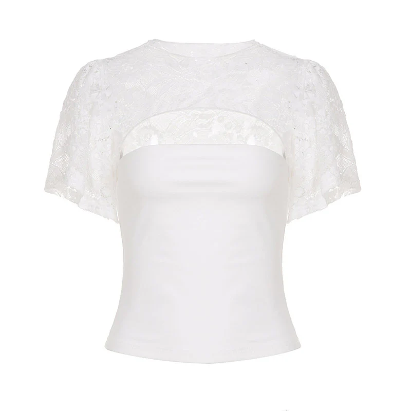 Damen Oberteil mit raffinierten Spitzenärmeln und elegantem Schnitt R&B - Image 7