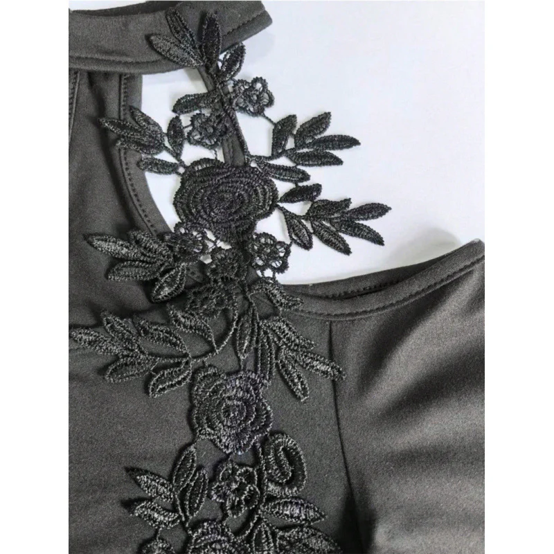 Damen Oberteil mit transparenten Spitzendetails und elegantem Schnitt R&B - Image 3