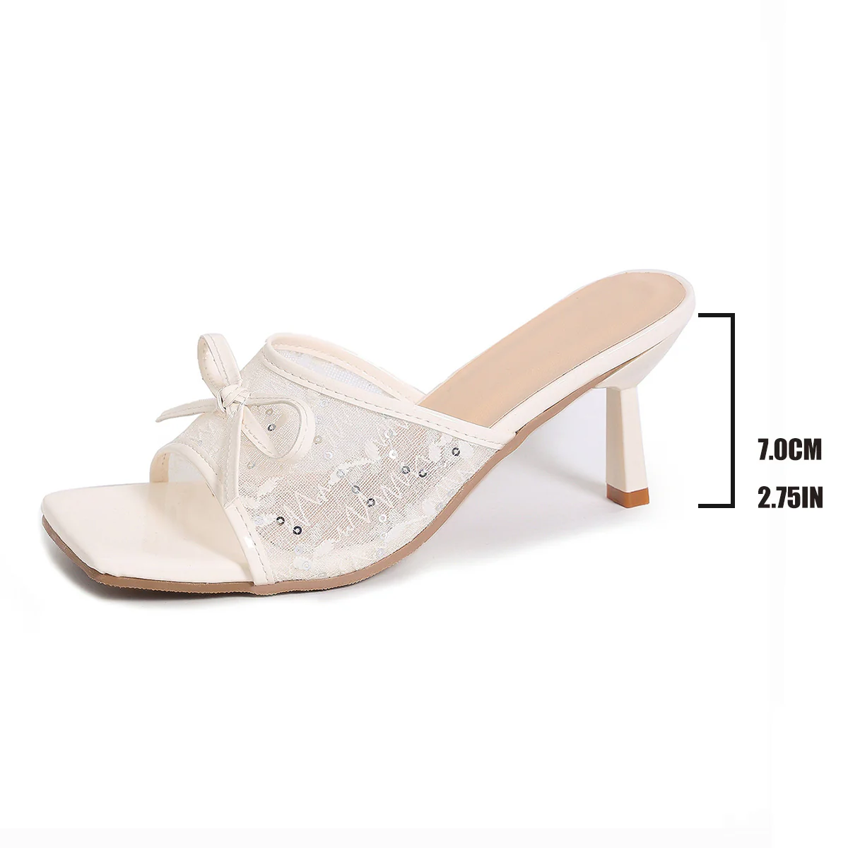 Damen Offene High-Heels Sandalen mit elegantem Spitzen-Design R&B - Image 6