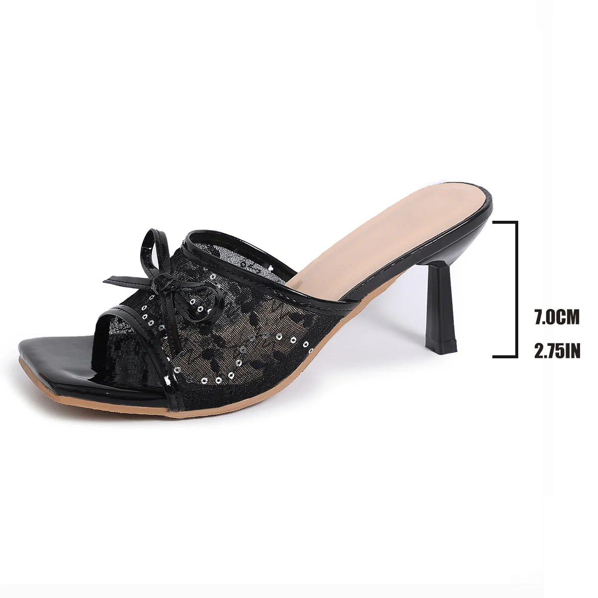Damen Offene High-Heels Sandalen mit elegantem Spitzen-Design R&B - Image 7