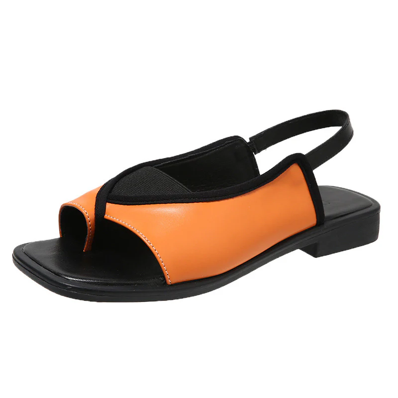 Damen Offene Slippers mit modischem Schlangenlederdesign und Komfortsohle R&B - Image 4