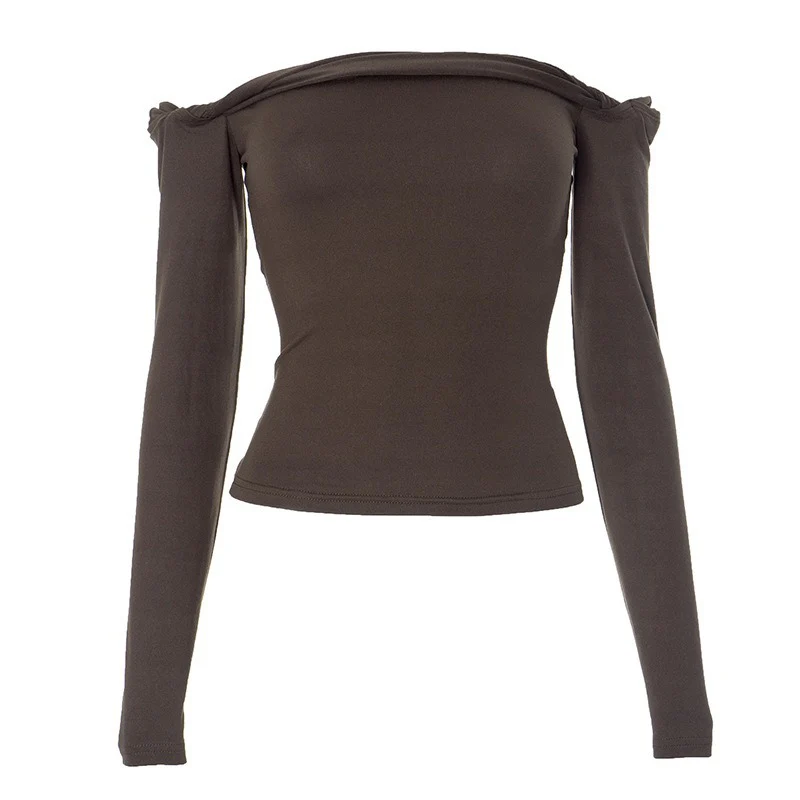 Damen Offshoulder Langarmshirt mit eleganten Drapierungen R&B - Image 6