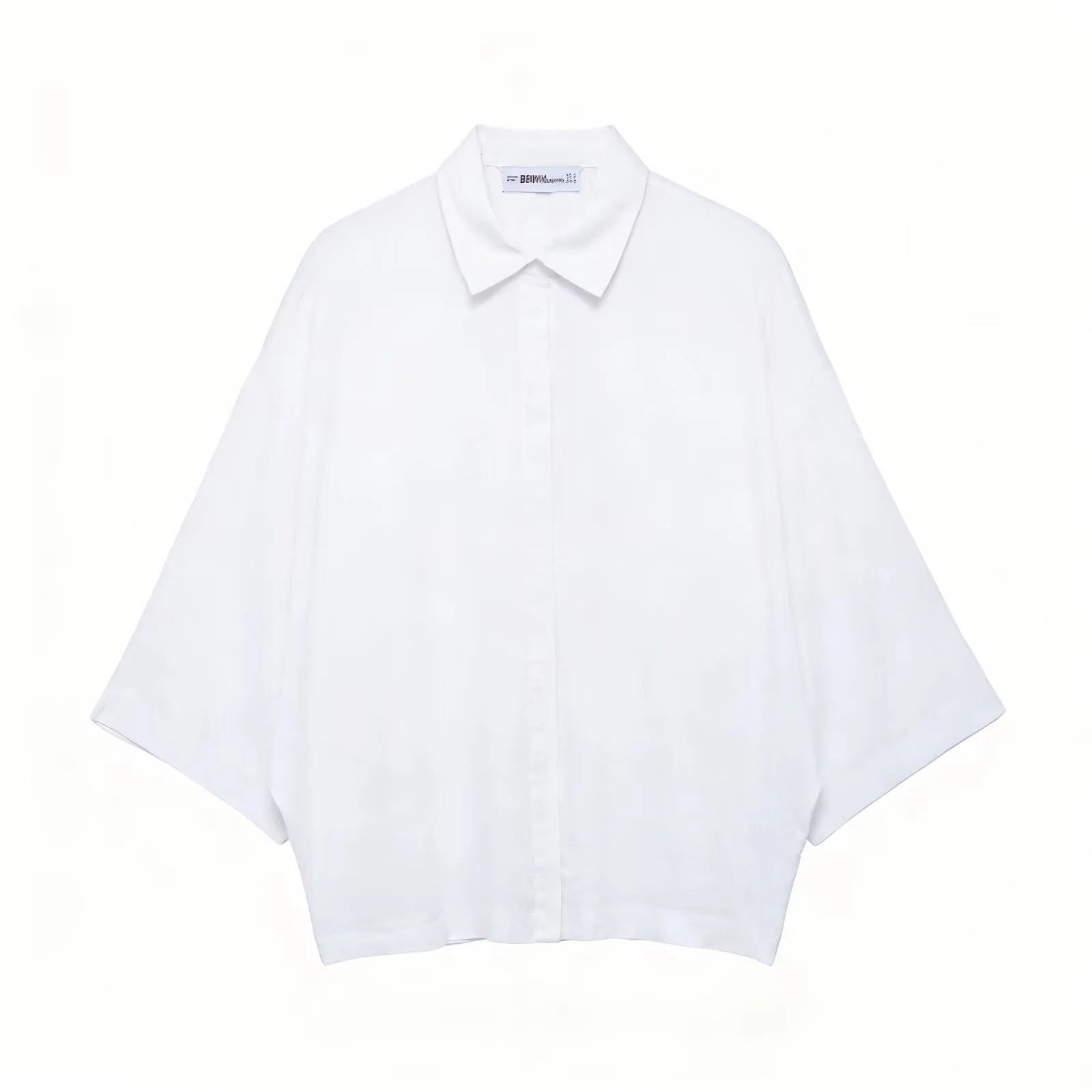 Damen Oversized-Bluse mit modernem Schnitt und praktischen Knopfdetails R&B - Image 3