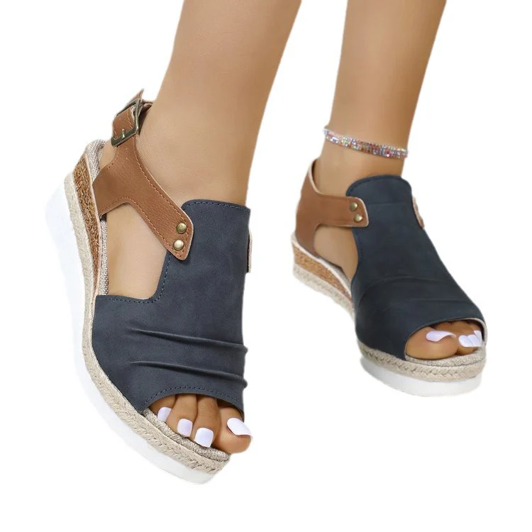 Damen Plateau Sandalen Heidi-Mode - Image 24