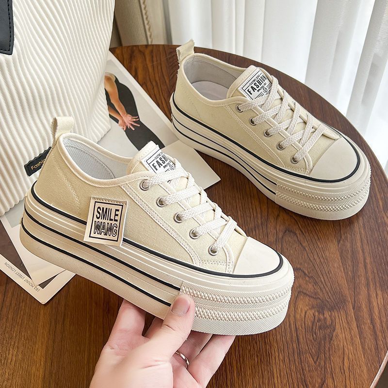 Damen Plattform Sneakers mit modischem Textildesign und verstärkter Gummisohle R&B - Image 6