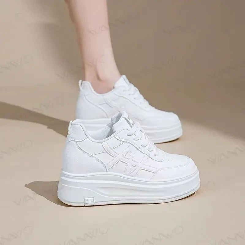 Damen Plattform Sneakers mit atmungsaktivem Obermaterial und stoßdämpfender Sohle R&B - Image 3