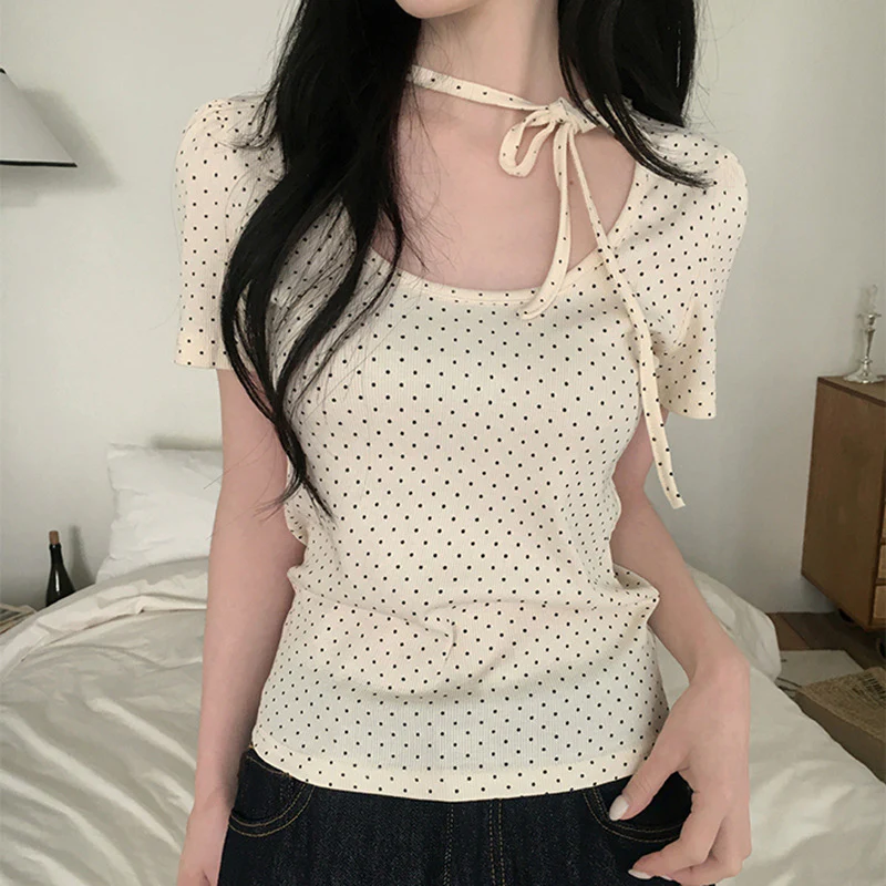 Damen Polka Dot Bluse Heidi-Mode - Image 2
