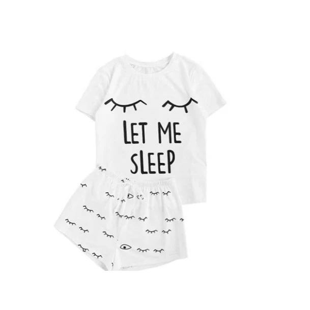 Damen Pyjama-Set mit humorvollem Print und bequemer Passform R&B