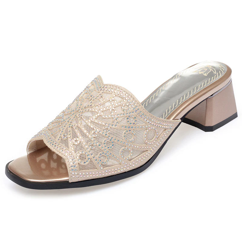 Damen Riemchen-Sandaletten mit elegantem Schmuckdetail und bequemen Blockabsatz R&B - Image 5