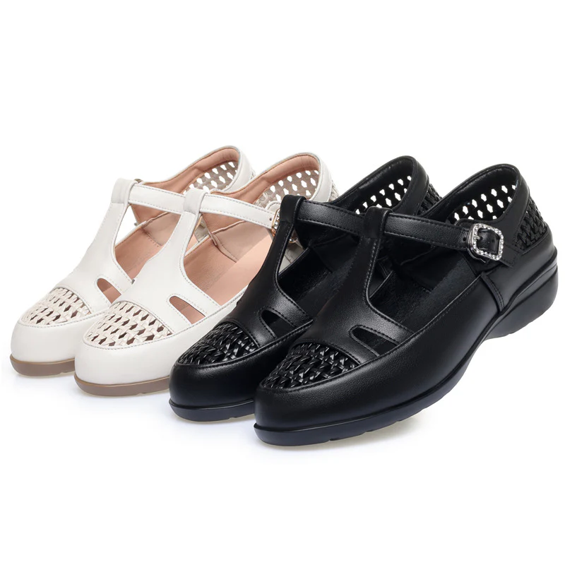 Damen Riemchensandalen mit komfortablem Fußbett und modischem Schnallenakzent R&B - Image 5