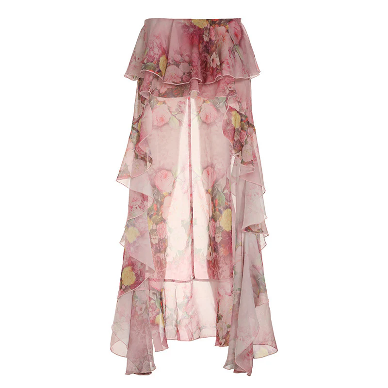 Damen Rock mit floralen Volantdetails R&B - Image 6