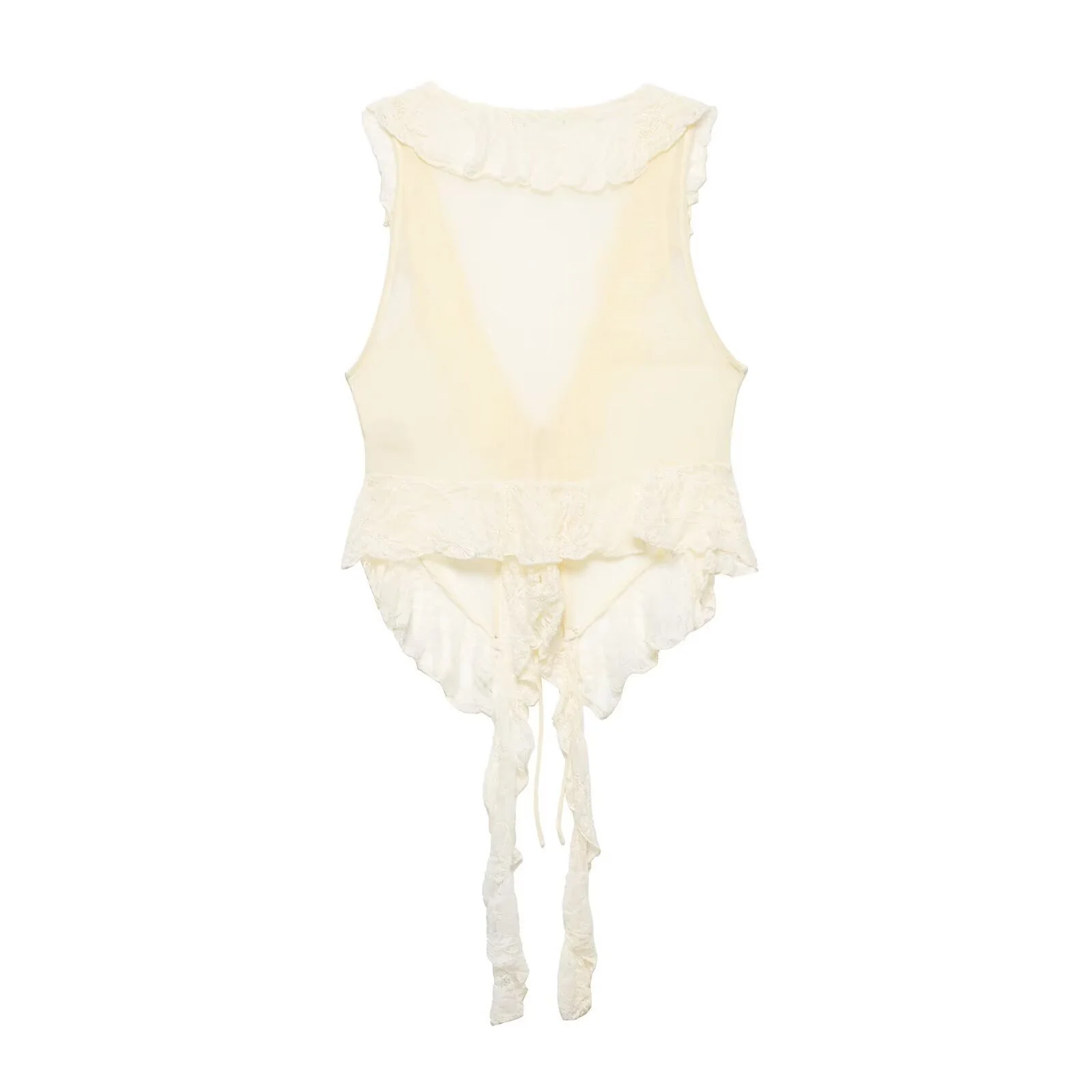 Damen Rüschenbluse mit Spitzenverzierung R&B - Image 2
