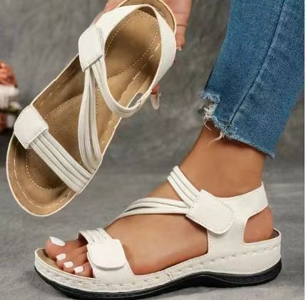 Damen Sandalen mit verstellbaren Riemen und ergonomischem Fußbett Heidi-Mode - Image 8