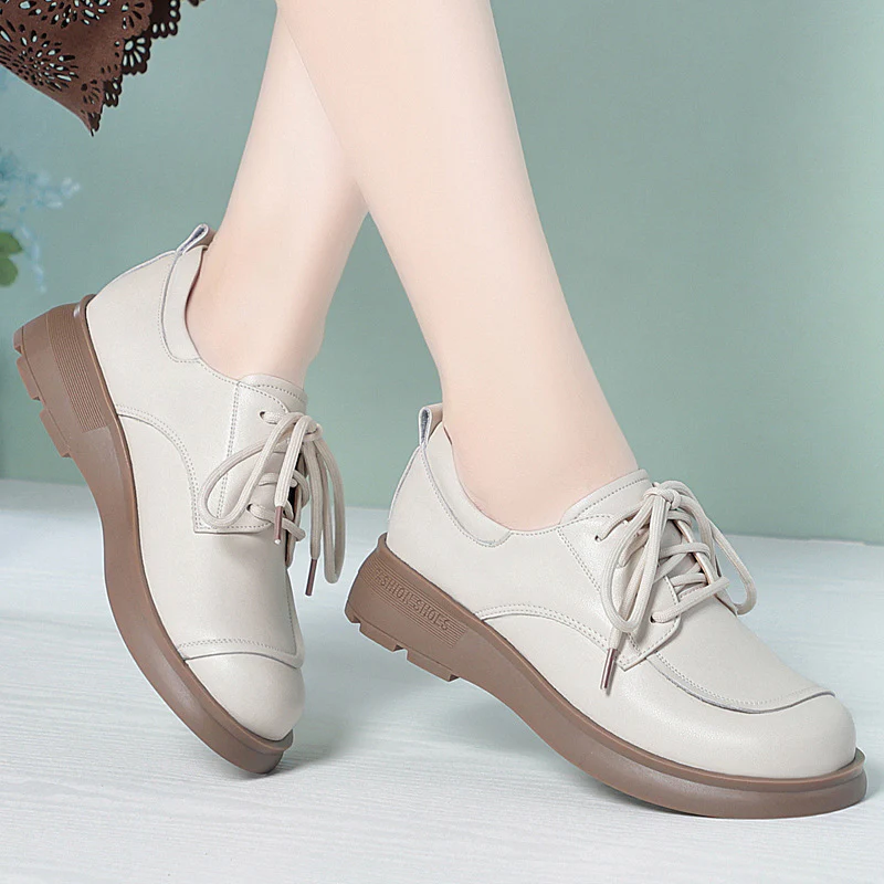 Damen Schnürschuhe mit eleganter Profilsohle und atmungsaktivem Obermaterial R&B - Image 3