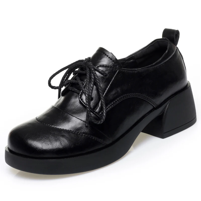 Damen Schnürschuhe mit komfortablem Blockabsatz und modischem Design R&B - Image 6