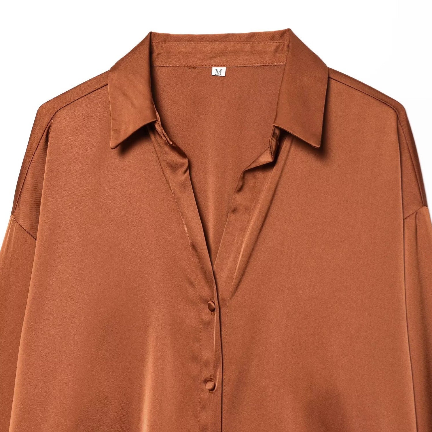 Damen Seidenbluse mit eleganten Federn an den Ärmelabschlüssen R&B - Image 3