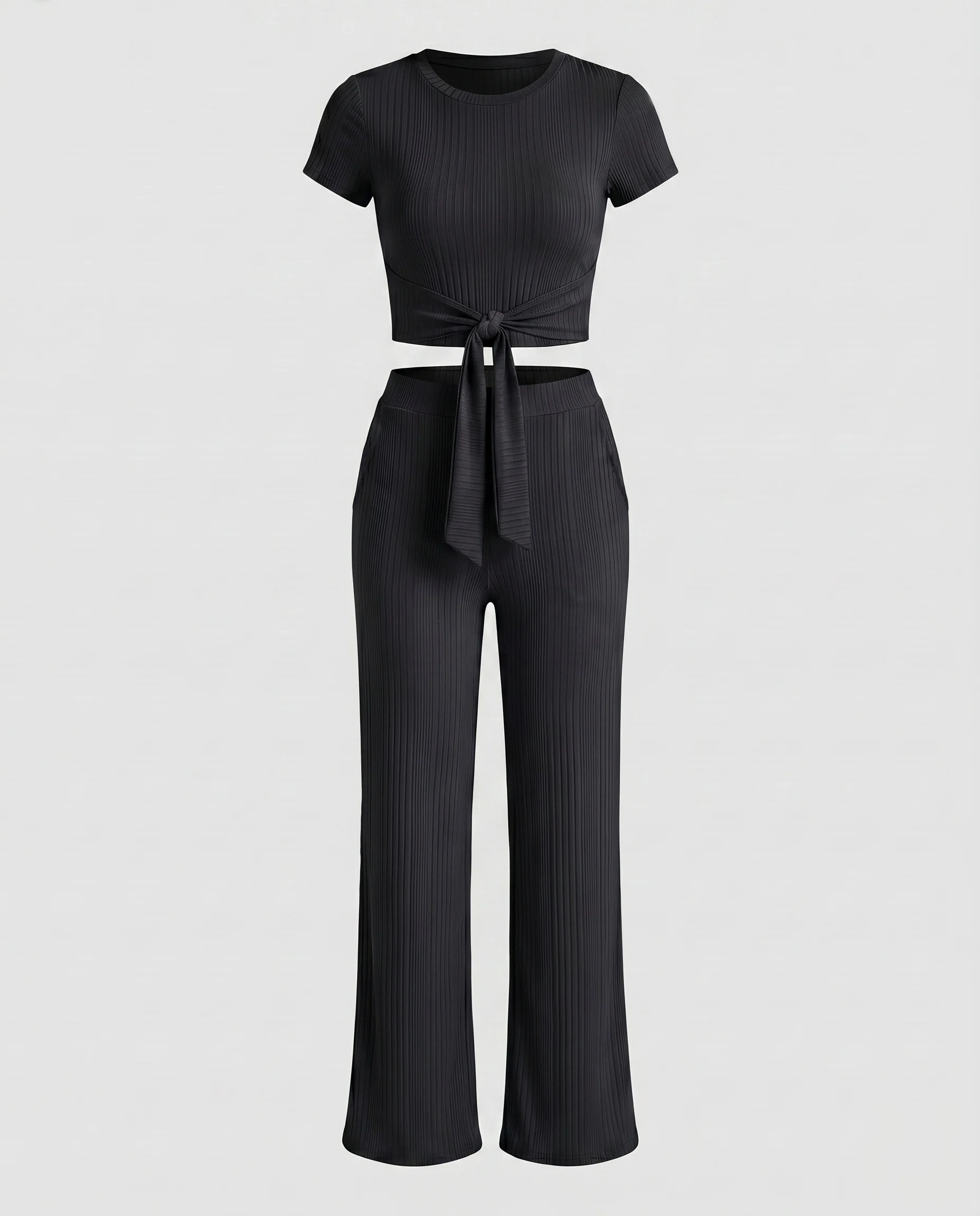 Damen Set aus cropped Top und weiter Hose R&B - Image 5