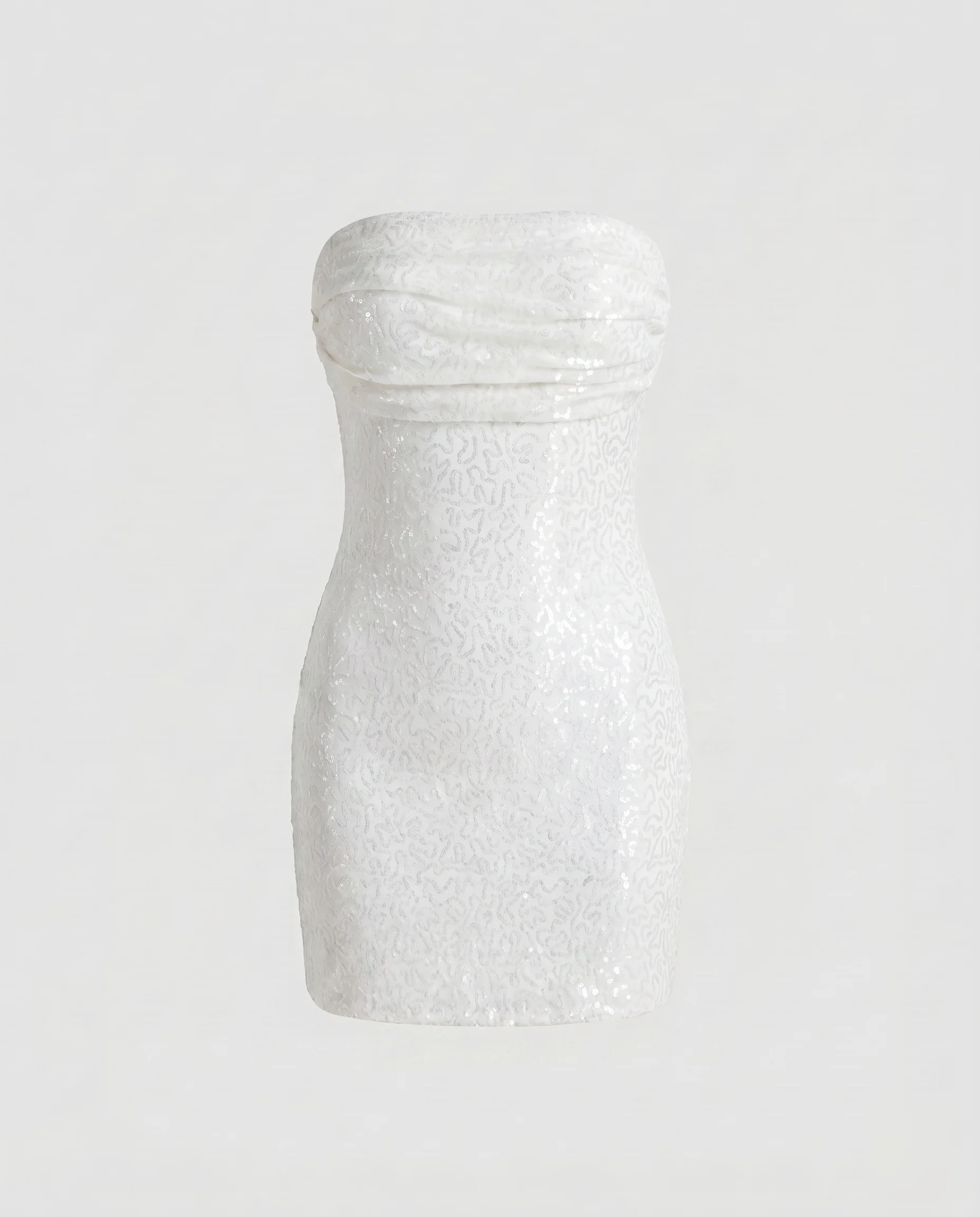 Damen Sexy Pailletten-Minikleid ohne Träger R&B - Image 7