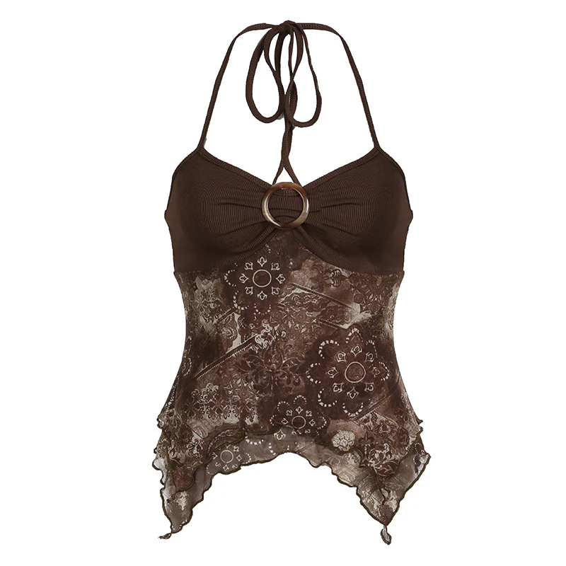 Damen sexy Spitzenoberteil mit floralem Design und verstellbaren Trägern Heidi-Mode - Image 6