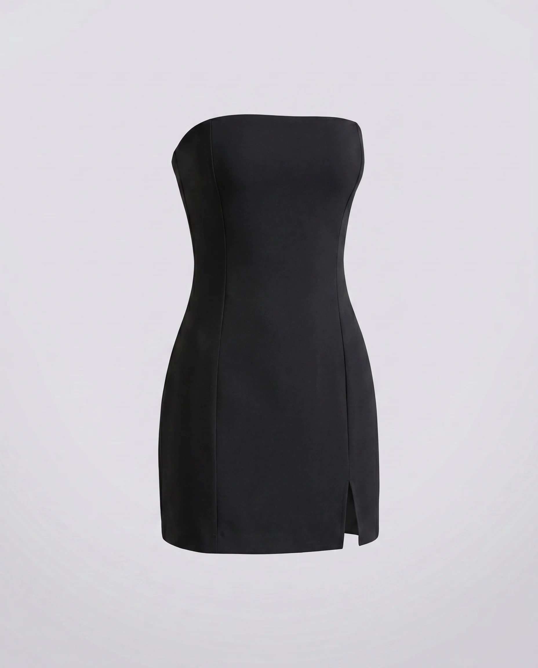 Damen Sexy Trägerloses Minikleid mit eleganten Seitenschlitzen R&B - Image 8