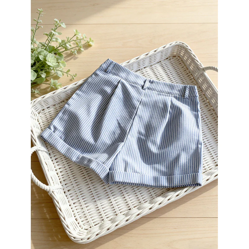 Damen Shorts mit gestreiftem Design und bequemer Passform R&B - Image 3