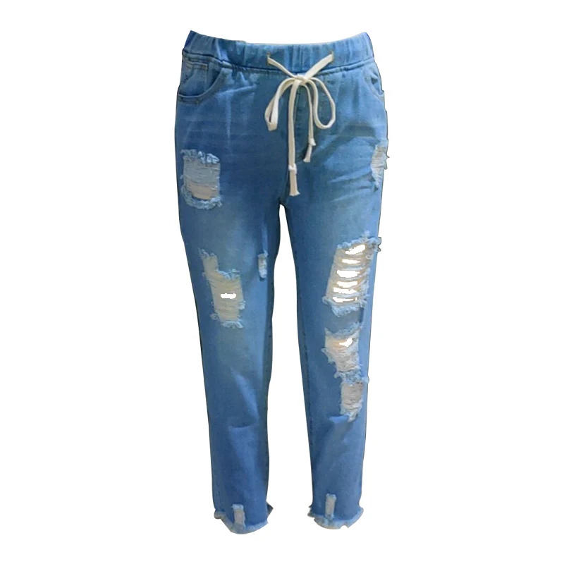 Damen Skinny Jeans mit lässigem Used-Look R&B - Image 5