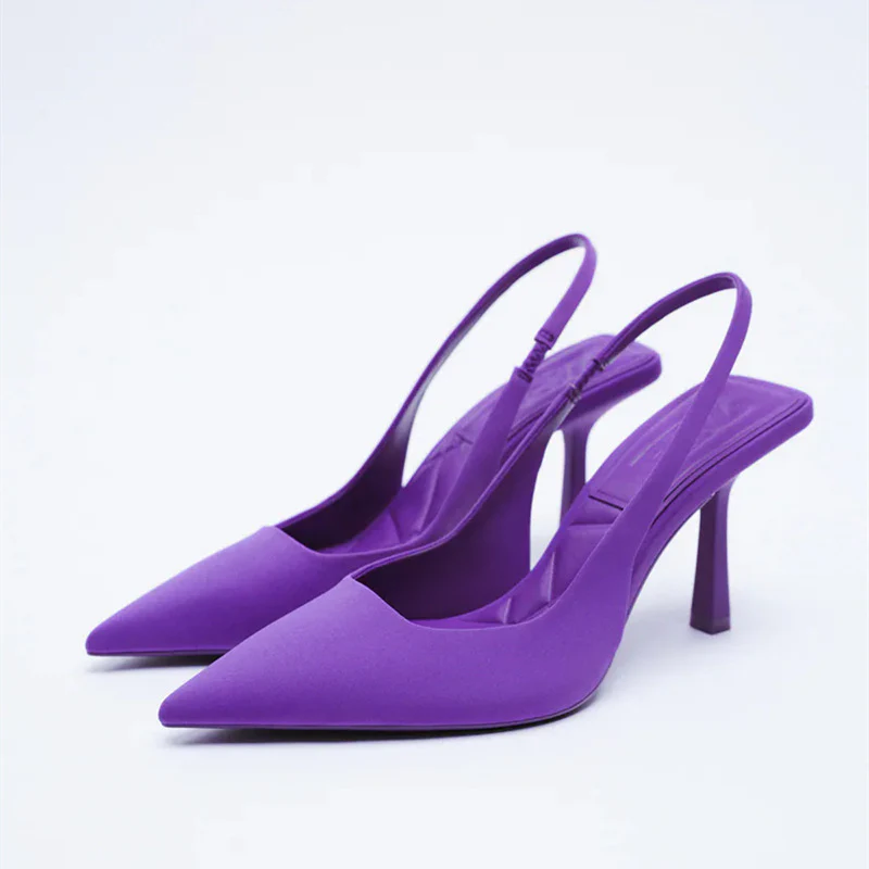 Damen Slingback Schuhe mit eleganter Spitzenform R&B - Image 9