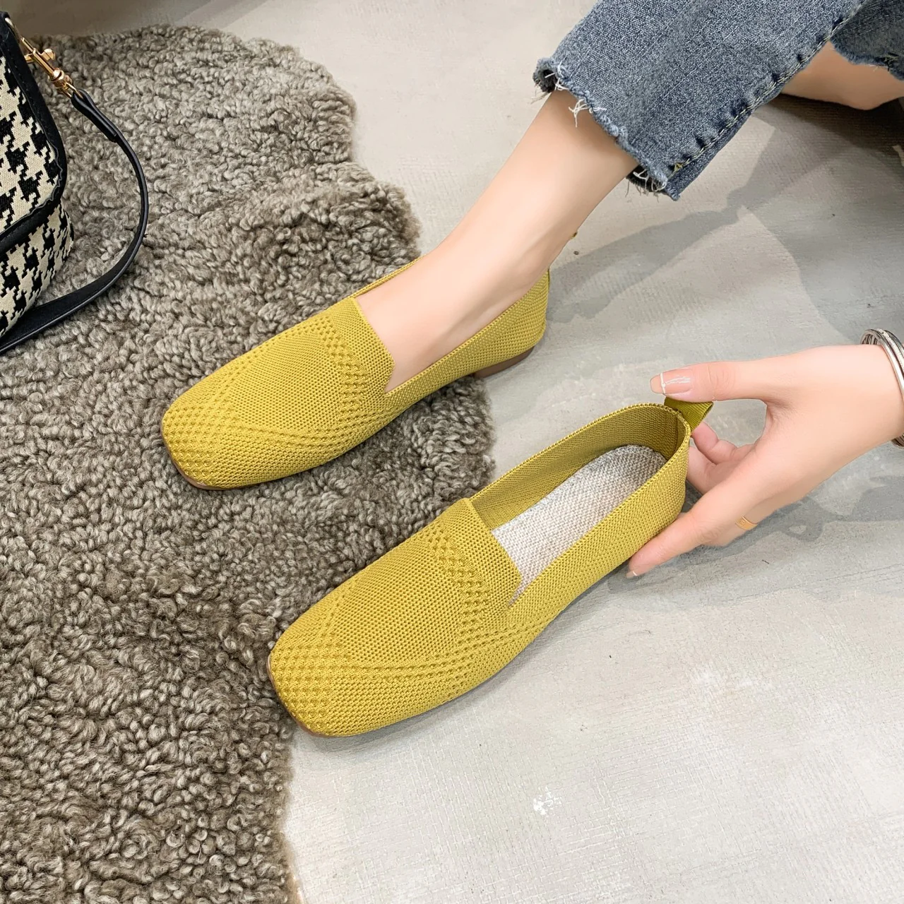 Damen Slip-On Ballerinas mit Leopardenmuster und atmungsaktivem Obermaterial R&B - Image 12