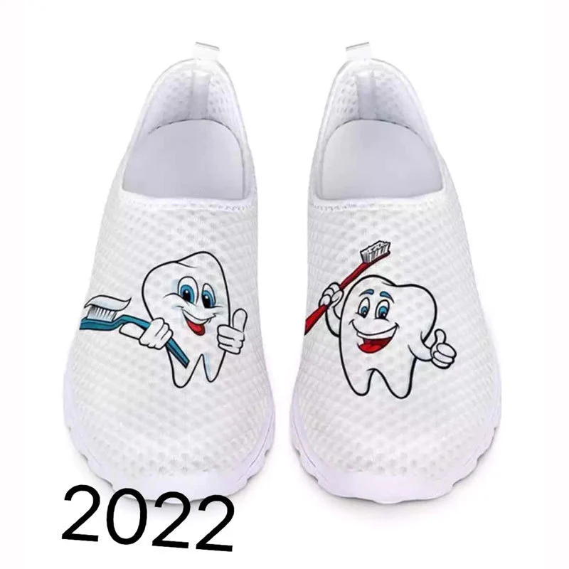 Damen Slip-On Freizeitschuhe mit farbenfrohem Design und atmungsaktiver Oberseite R&B - Image 10