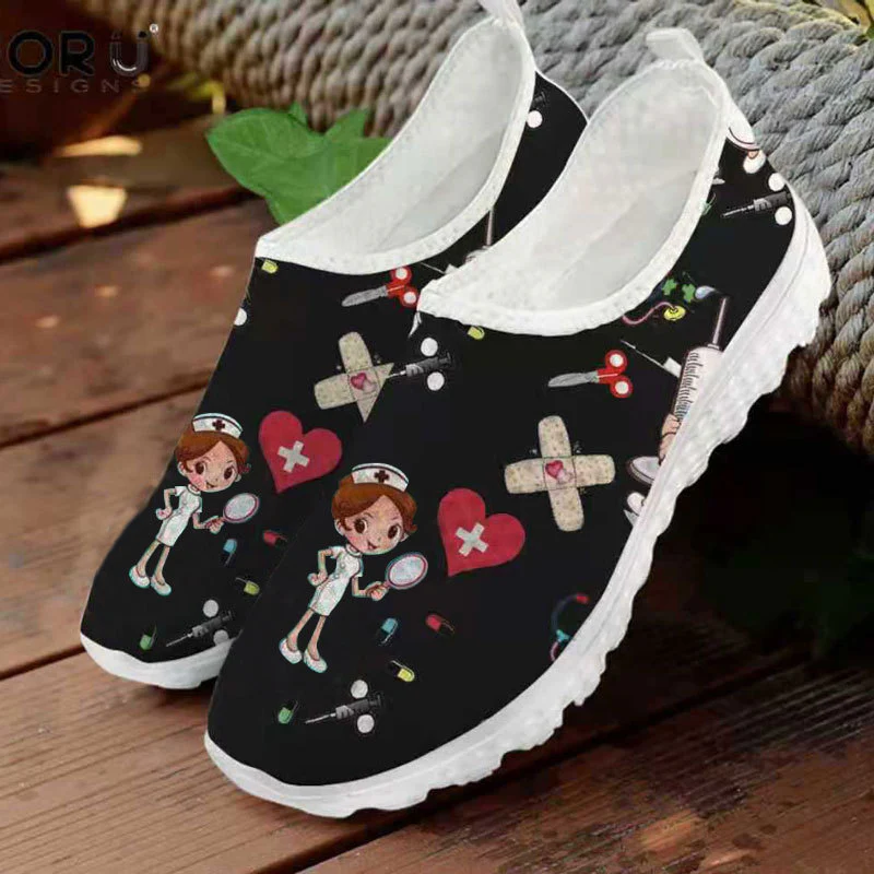 Damen Slip-On Freizeitschuhe mit farbenfrohem Design und atmungsaktiver Oberseite R&B - Image 4