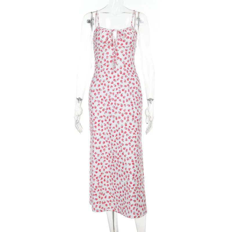 Damen Sommerliches Maxikleid mit Blumenmuster und verstellbaren Trägern R&B - Image 6