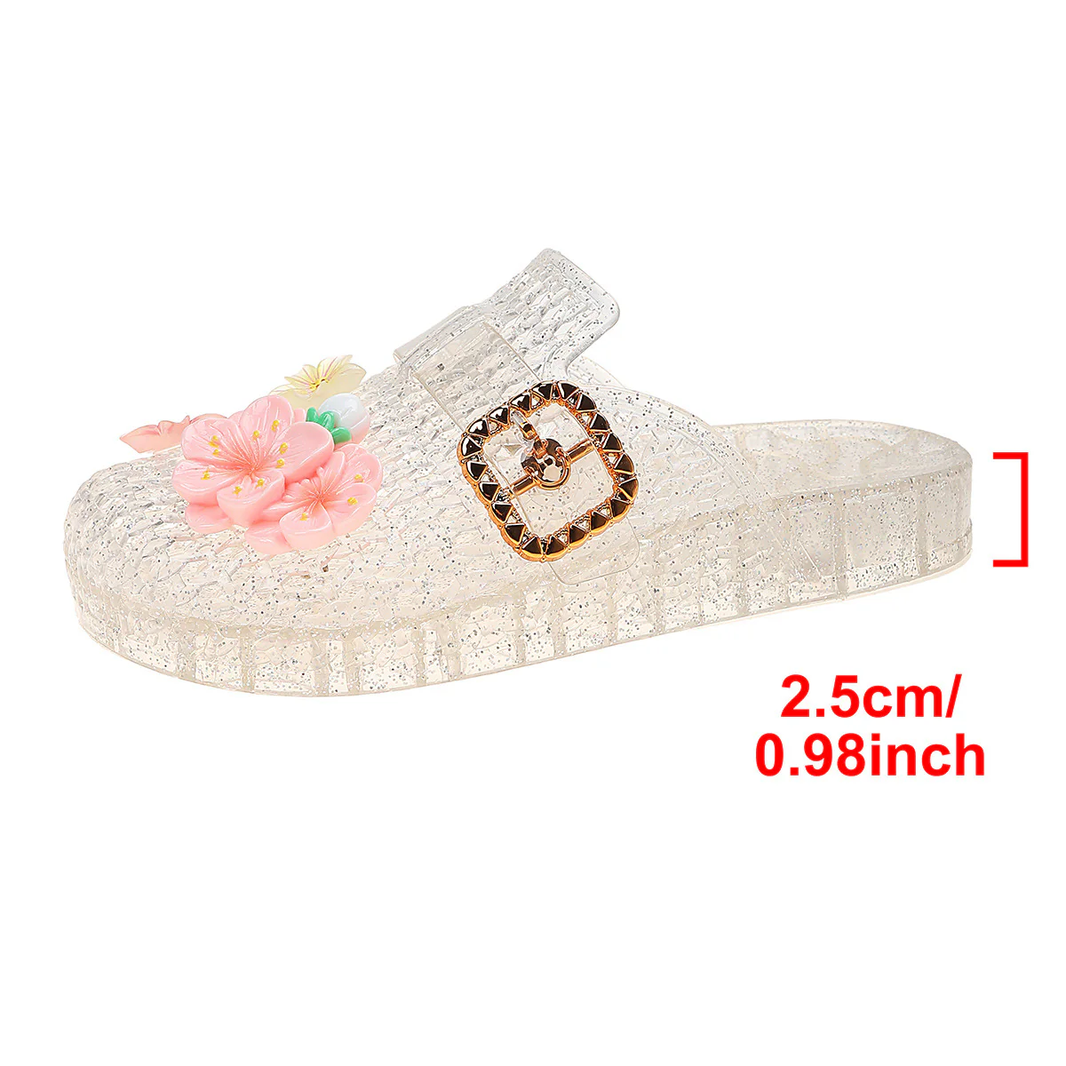 Damen Sommerliche Pantoletten mit geschmackvollen Blumenapplikationen und modischem Schnallenverschluss R&B - Image 6