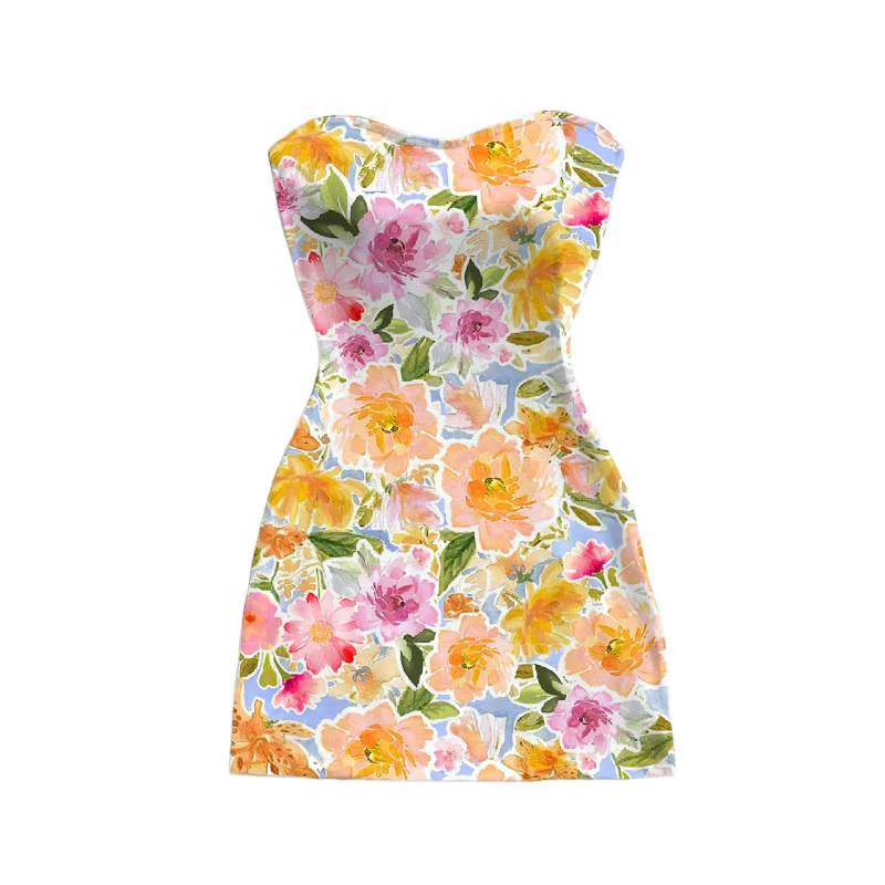 Damen Sommerliches Maxikleid mit floralem Motiv und figurbetonter Silhouette R&B - Image 4
