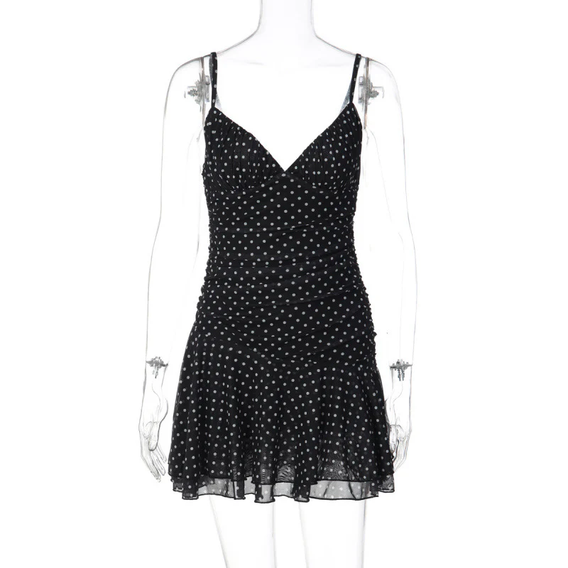 Damen Sommerliches Minikleid mit tiefem V-Ausschnitt und tierischem Muster R&B - Image 6