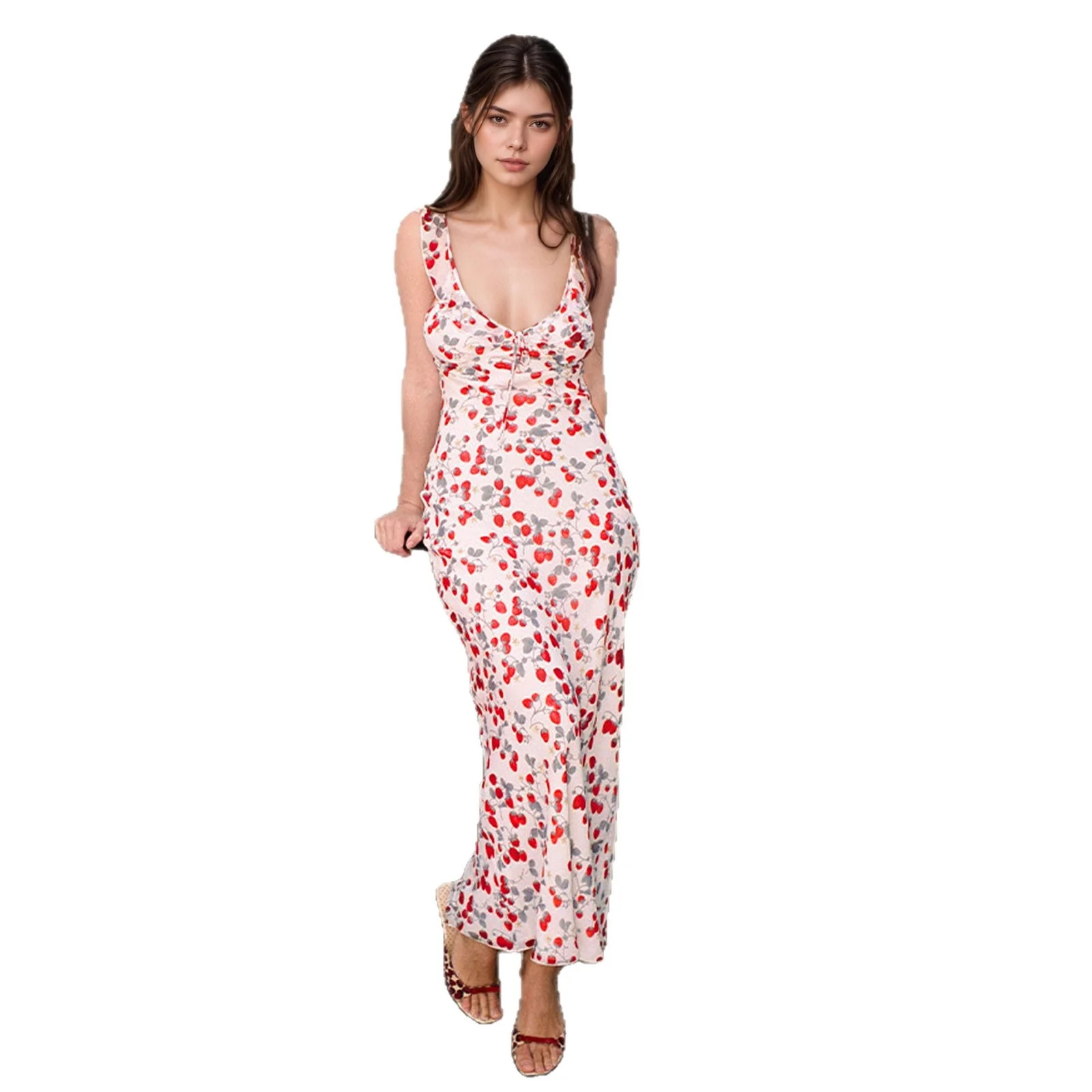 Damen Sommerliches Neckholderkleid mit floralem Muster Heidi-Mode - Image 5