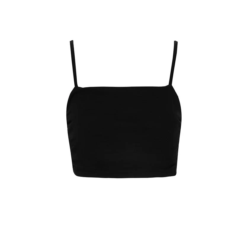 Damen Spaghetti-Träger Top mit feiner Raffung und elastischem Material R&B - Image 6