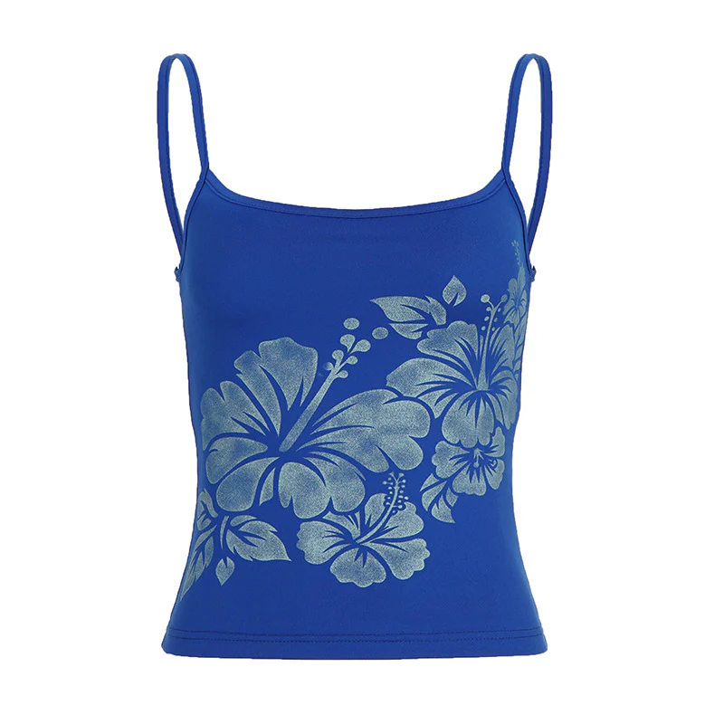 Damen Spaghetti-Trägertop mit floralem Design und lässigem Schnitt R&B - Image 6