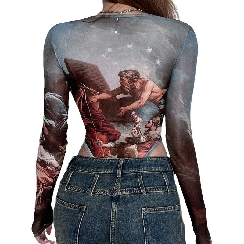 Damen Spitzen-Bodysuit mit verführerischem V-Ausschnitt und süßen Rüschendetails R&B - Image 5