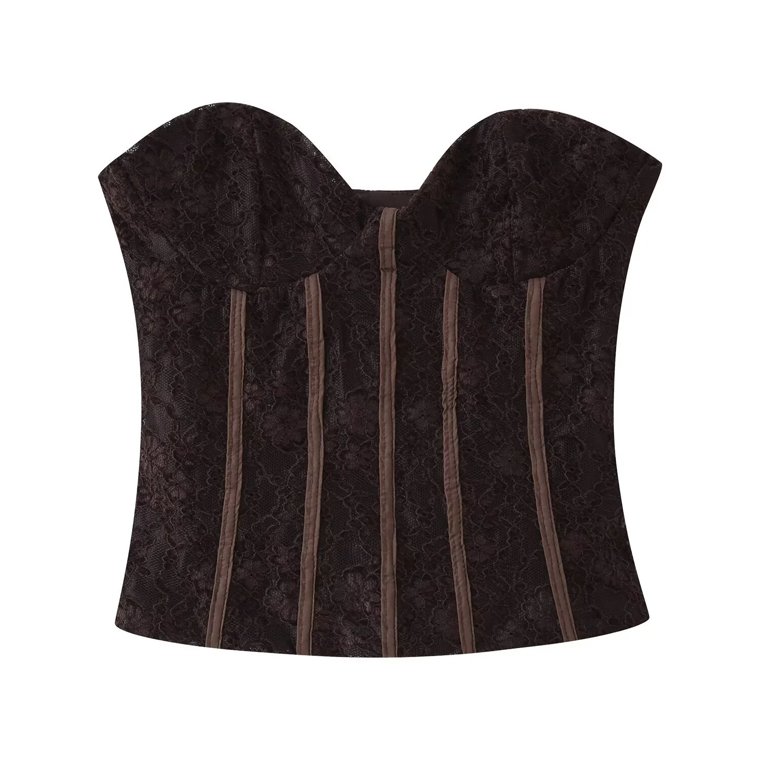 Damen Spitze-Corsagenoberteil mit vorteilhaftem Schnitt R&B - Image 3