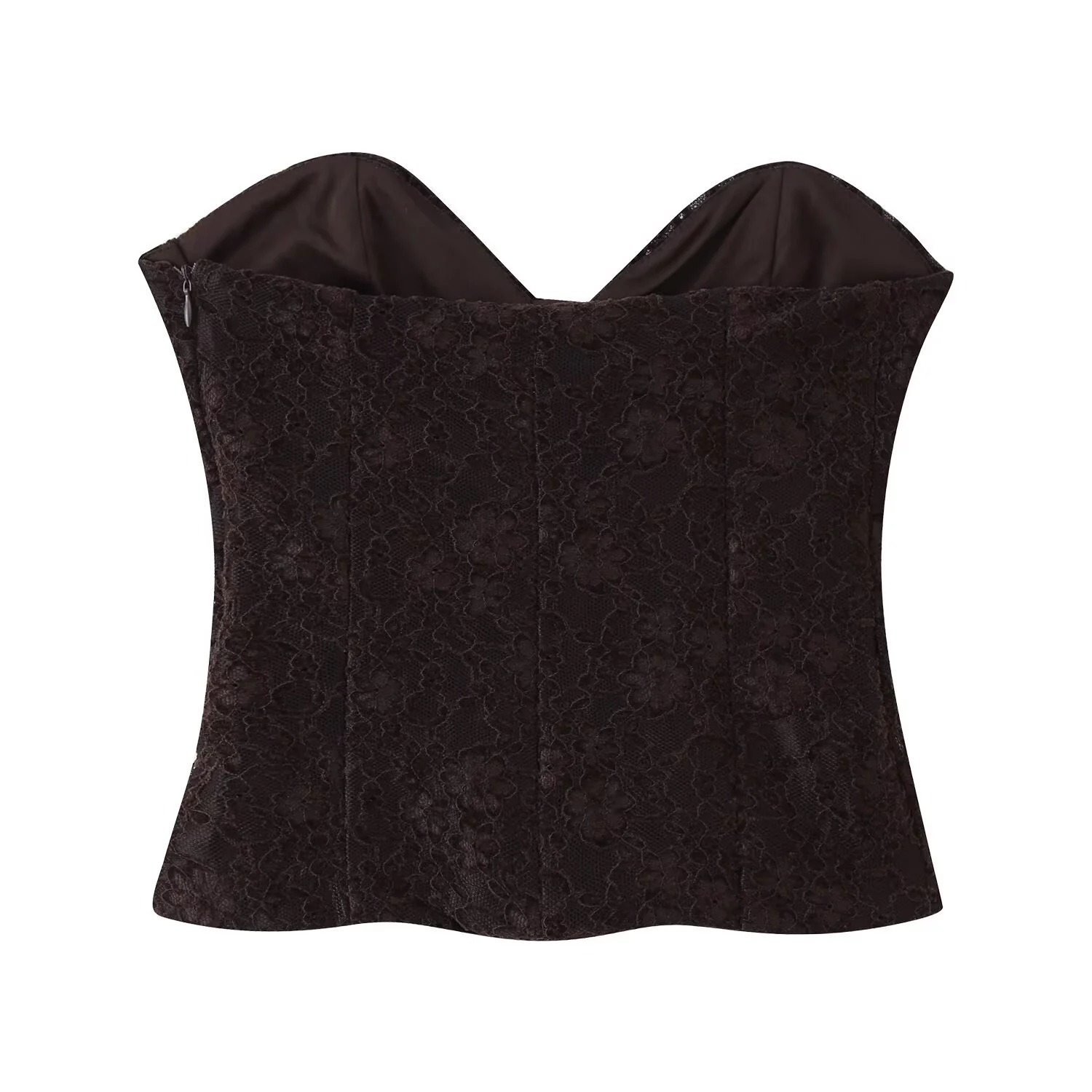 Damen Spitze-Corsagenoberteil mit vorteilhaftem Schnitt R&B - Image 4