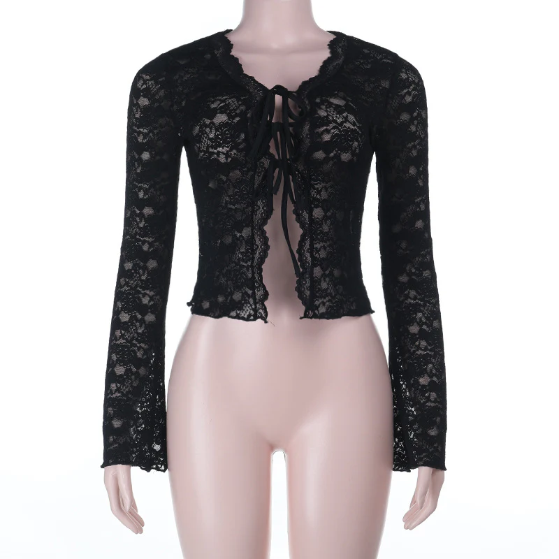 Damen-Spitzenoberteil mit Bindeband R&B - Image 6