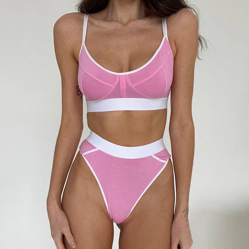 Damen Sport-BH und High-Waist-Slip Set R&B - Image 6