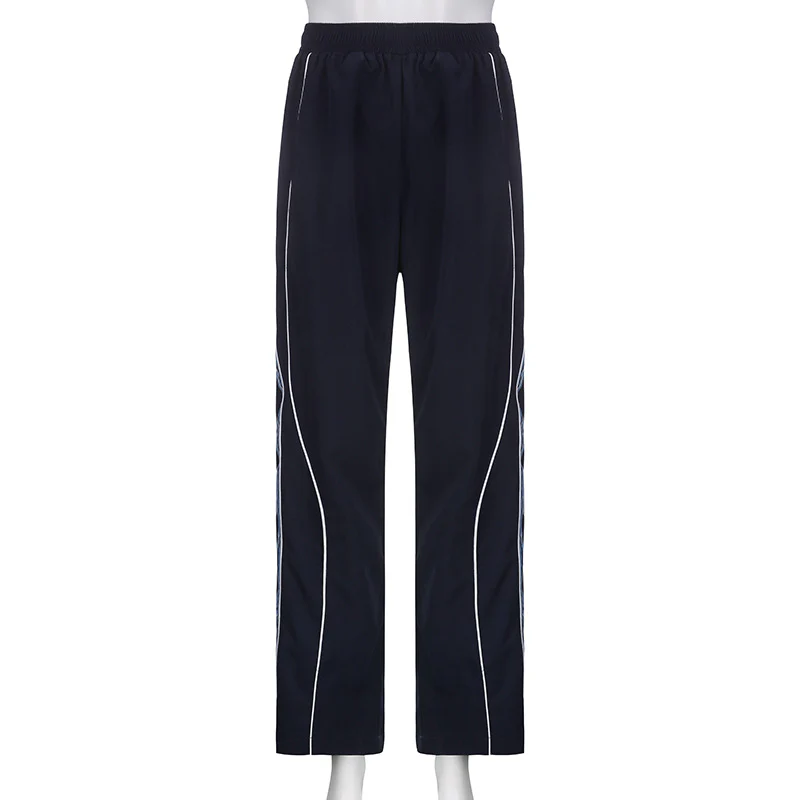Damen Sporthose mit hohem elastischen Bund und seitlichen Kontraststreifen Heidi-Mode - Image 6