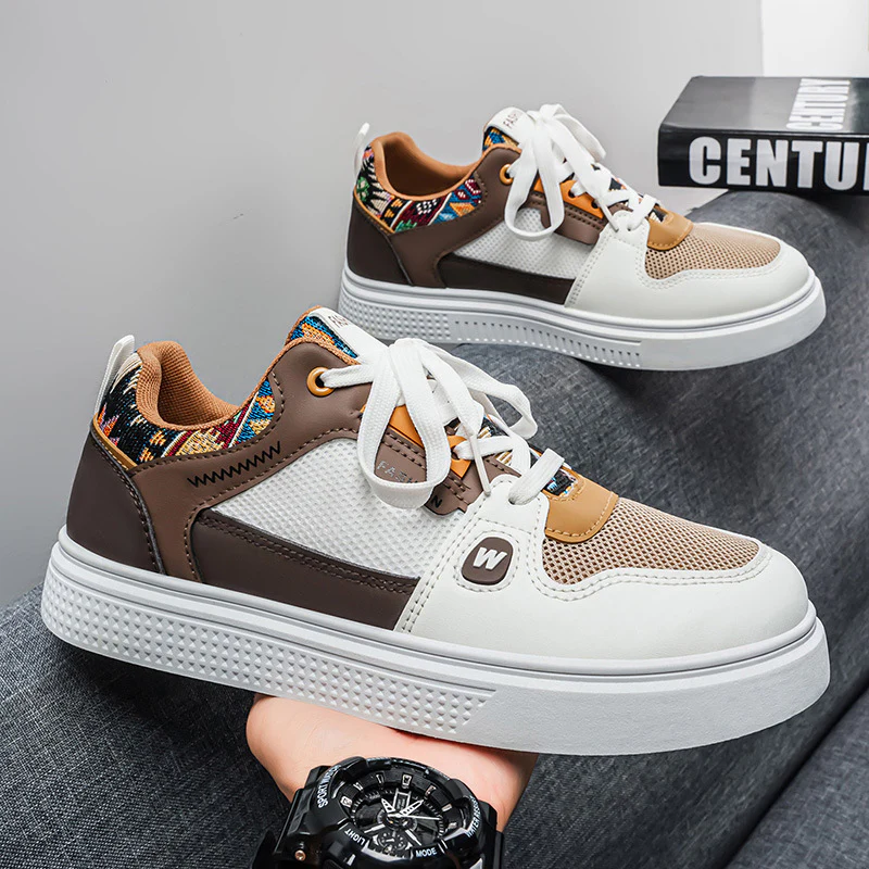 Damen Sportliche Chunky Sneakers mit modischem Obermaterial und rutschfester Sohle R&B - Image 3